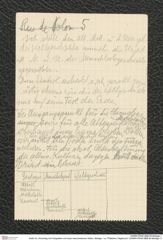 Seite 43, Umschlag mit Fotografien und losen beschriebenen Seiten, Beilage 1 zu "Palästina (Tagebuch)" (NHMW-PRAE-BBB-80-Beilage-1)